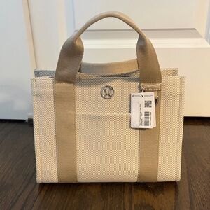 lululemon athletica Beige Canvas Tote
